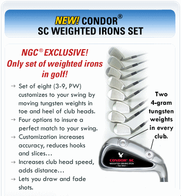 SC weighted Driving Irons